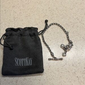 Scott Kay Silver Toggle Bracelet